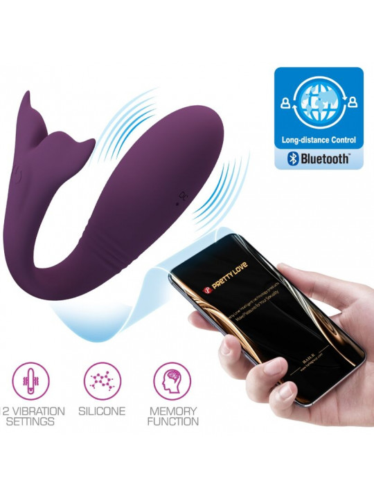 PRETTY LOVE - APP JAYLEEN VIBRATOR TELECOMANDO VIOLA