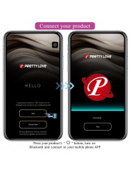 PRETTY LOVE - APP JAYLEEN VIBRATOR TELECOMANDO VIOLA