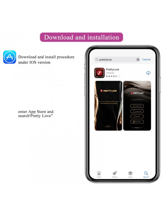 PRETTY LOVE - CATALINA VIBRATOR APP TELECOMANDO VIOLA