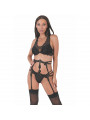 LIVCO CORSETTI FASHION - FINICIA LC90725 REGGETTIERE NERO L/XL