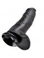 KING COCK - 12 DILDO NERO CON SFERE 30.48 CM