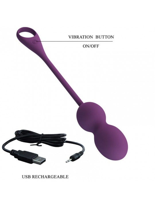 PRETTY LOVE - APP ELVIRA KEGEL BALLS TELECOMANDO VIOLA