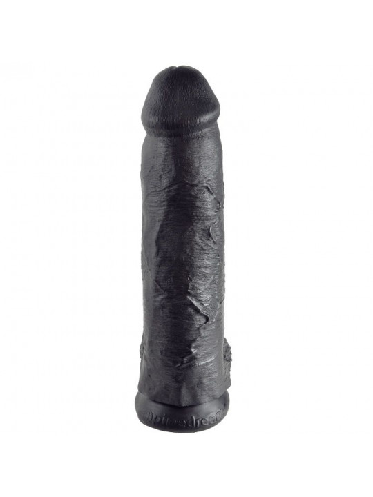 KING COCK - 12 DILDO NERO CON SFERE 30.48 CM