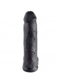 KING COCK - 12 DILDO NERO CON SFERE 30.48 CM