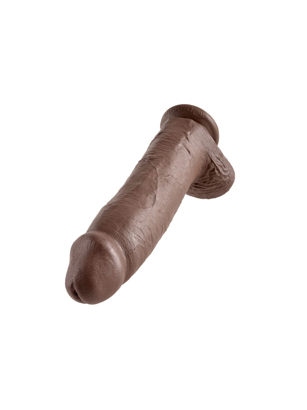 KING COCK - 12 DILDO MARRONE CON SFERE 30.48 CM