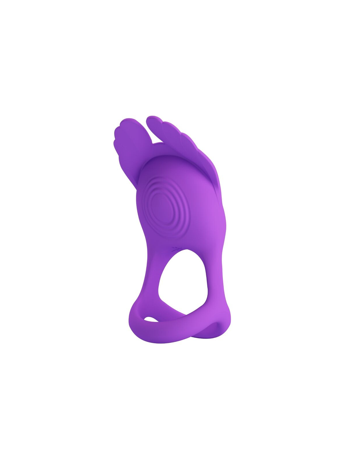 PRETTY LOVE - SILAS ANELLO PER PENE VIBRANTE 7 VIBRAZIONI IN SILICONE VIOLA