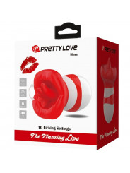 PRETTY LOVE - MINA STIMOLATORE DELLA LINGUA ROSSO CHIARO