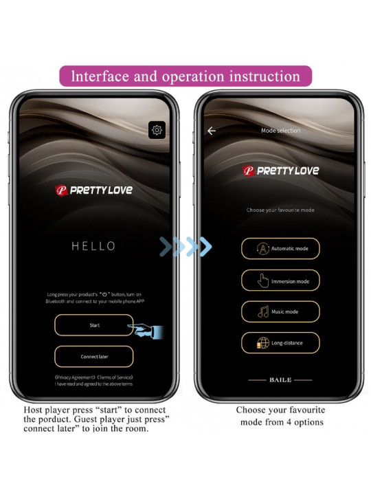 PRETTY LOVE - BILLY TELECOMANDO VIBRAZIONE VIOLA APP GRATUITA