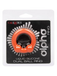 CALEXOTICS - ALPHA ANELLO DUAL BALL ARANCIONE