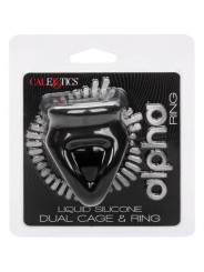 CALEXOTICS - ALPHA ANELLO DUAL CAGE NERO