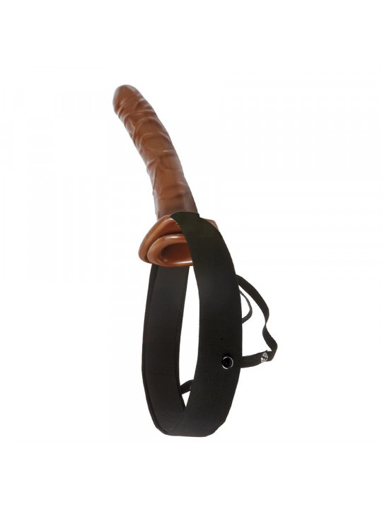 FETISH FANTASY SERIES - CHOCOLATE DREAM HOLLOW STRAP-ON