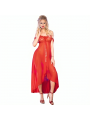 CHILIROSE - CR 3716 BABYDOLL LUNGA ROSSO S/M