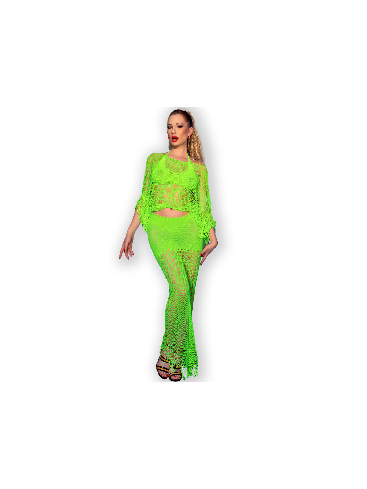 CHILIROSE - CR 4666 TOP E GONNA VERDE S/M