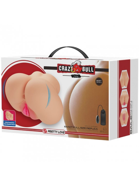 CRAZY BULL - VIBRATORE REALISTICO PER VAGINA E ANO LUNA