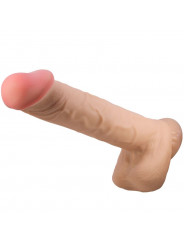 PRETTY LOVE - DILDO REALISTICO SLIDING SKIN SERIES CON VENTOSA SCORREVOLE DELLA PELLE FLESH 26 CM