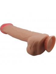 PRETTY LOVE - DILDO REALISTICO SLIDING SKIN SERIES CON VENTOSA SCORREVOLE DELLA PELLE FLESH 26 CM