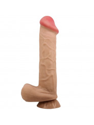 PRETTY LOVE - DILDO REALISTICO SLIDING SKIN SERIES CON VENTOSA SCORREVOLE DELLA PELLE FLESH 26 CM