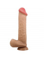 PRETTY LOVE - DILDO REALISTICO SLIDING SKIN SERIES CON VENTOSA SCORREVOLE DELLA PELLE FLESH 26 CM