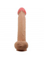 PRETTY LOVE - DILDO REALISTICO SLIDING SKIN SERIES CON VENTOSA SCORREVOLE DELLA PELLE FLESH 26 CM