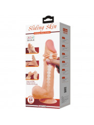 PRETTY LOVE - DILDO REALISTICO SLIDING SKIN SERIES CON VENTOSA SCORREVOLE DELLA PELLE 24 CM