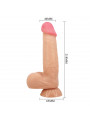 PRETTY LOVE - DILDO REALISTICO SLIDING SKIN SERIES CON VENTOSA SCORREVOLE DELLA PELLE 21,8 CM