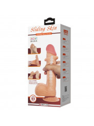 PRETTY LOVE - DILDO REALISTICO SLIDING SKIN SERIES CON VENTOSA SCORREVOLE DELLA PELLE 21,8 CM