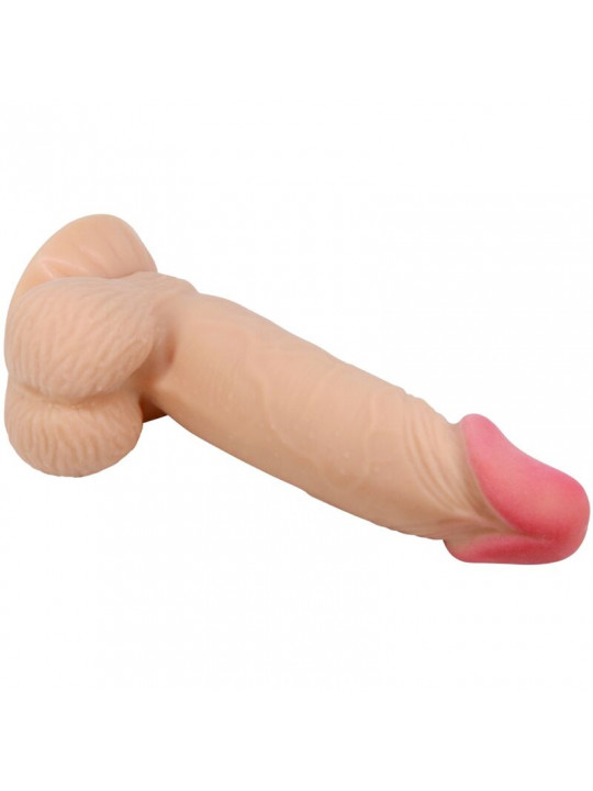 PRETTY LOVE - DILDO REALISTICO SLIDING SKIN SERIES CON VENTOSA SCORREVOLE DELLA PELLE 19,4 CM