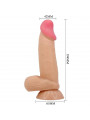 PRETTY LOVE - DILDO REALISTICO SLIDING SKIN SERIES CON VENTOSA SCORREVOLE DELLA PELLE 19,4 CM