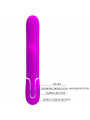 PRETTY LOVE - VIBRATORE MULTIFUNZIONE PERLITA 3 IN 1 G-SPOT VIOLA