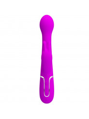 PRETTY LOVE - VIBRATORE DEJON RABBIT 3 IN 1 VIOLA MULTIFUNZIONE