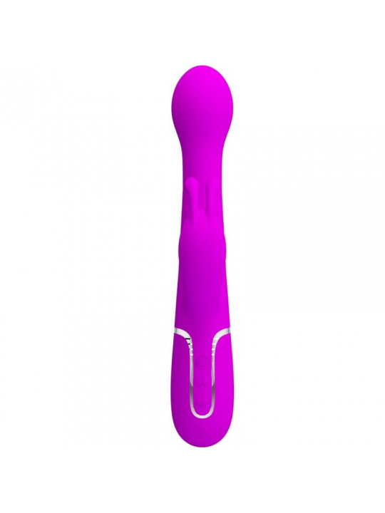 PRETTY LOVE - VIBRATORE DEJON RABBIT 3 IN 1 VIOLA MULTIFUNZIONE