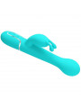 PRETTY LOVE - VIBRATORE DEJON RABBIT 3 IN 1 MULTIFUNZIONE VERDE ACQUA