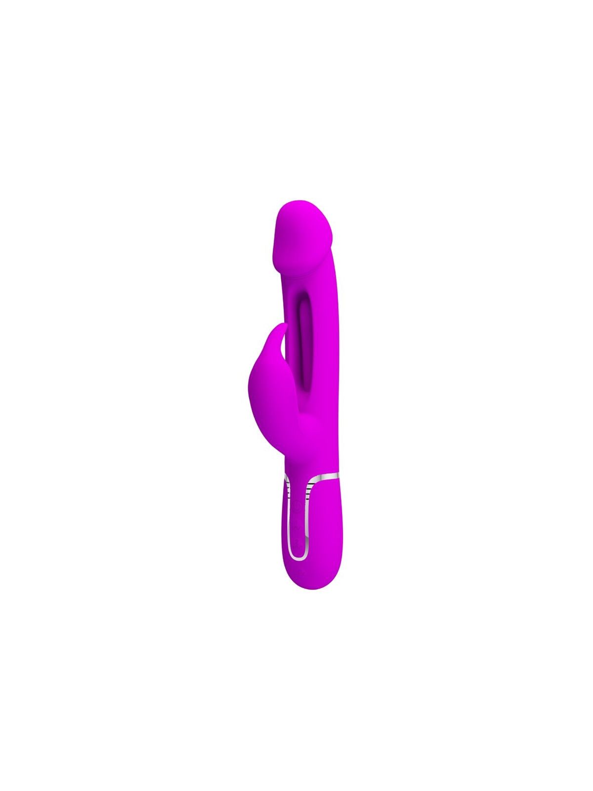 PRETTY LOVE - VIBRATORE DEJON RABBIT 3 IN 1 MULTIFUNZIONE FUCSIA