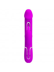 PRETTY LOVE - VIBRATORE DEJON RABBIT 3 IN 1 MULTIFUNZIONE FUCSIA