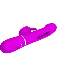 PRETTY LOVE - VIBRATORE DEJON RABBIT 3 IN 1 MULTIFUNZIONE FUCSIA