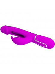 PRETTY LOVE - VIBRATORE DEJON RABBIT 3 IN 1 MULTIFUNZIONE FUCSIA