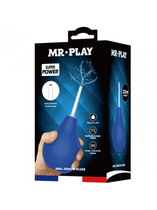 MR PLAY - DOCCIA ANALE BLUEB SUPER POWER BLUE