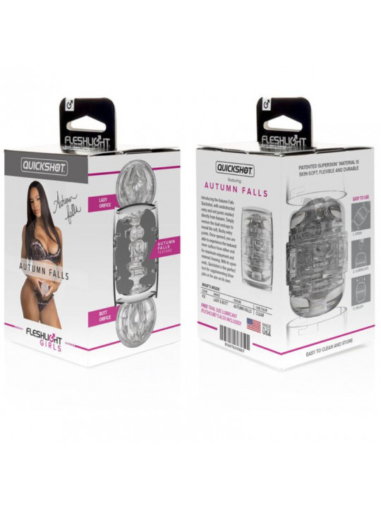 FLESHLIGHT - DOPPIO MASTURBATORE QUICKSHOT CADUTE D'AUTUNNO