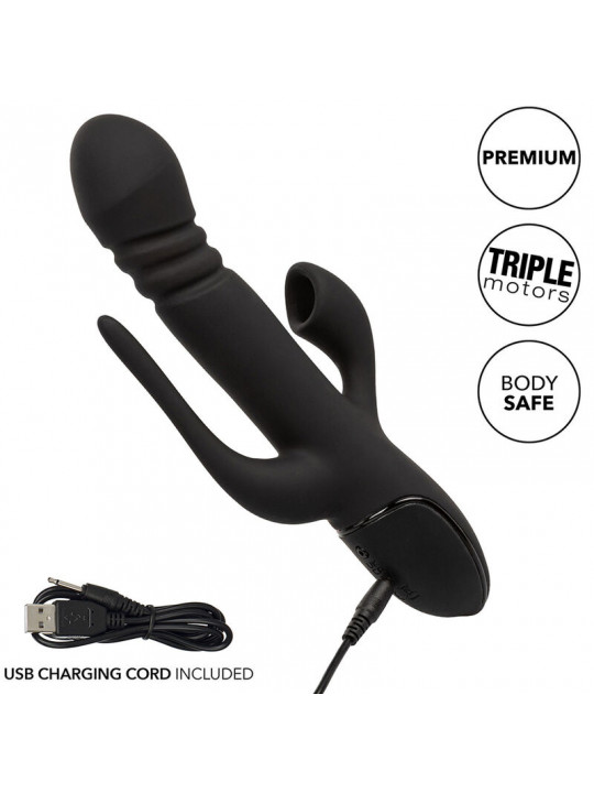 CALEXOTICS - VIBRATORE TRIPLE EUPHORIA NERO