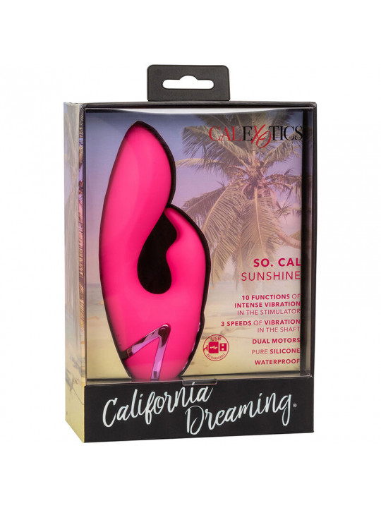 CALEXOTICS - SO. VIBRATORE CAL SUNSHINE RABBIT FUCSIA DI CALIFORNIA DREAMING