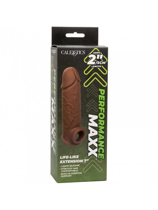 CALEXOTICS - PERFORMANCE MAXX LIFE-LIKE EXTENSION 7 PELLE MARRONE