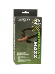 CALEXOTICS - ESTENSIONE MAXX PERFORMANCE CON PELLE MARRONE