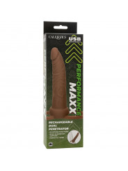 CALEXOTICS - PERFORMANCE MAXX RICARICABILE DOPPIO PENETRATORE MARRONE PELLE