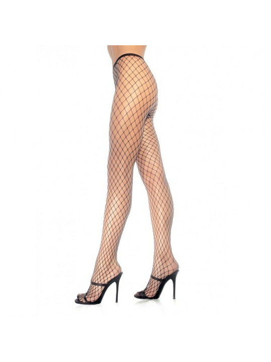 LEG AVENUE - SLIP A RETE CON DIAMANTI NERI