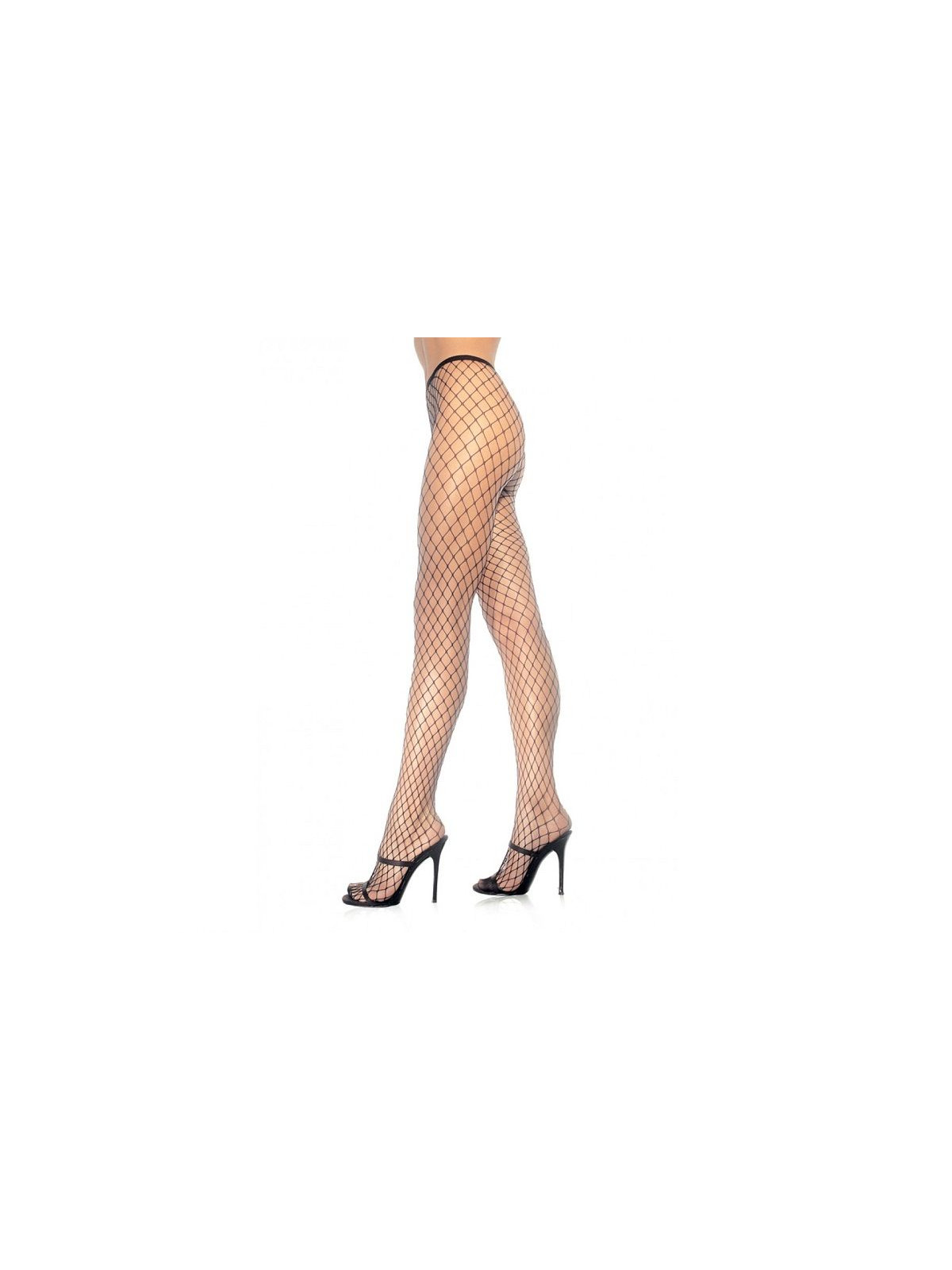 LEG AVENUE - SLIP A RETE CON DIAMANTI NERI