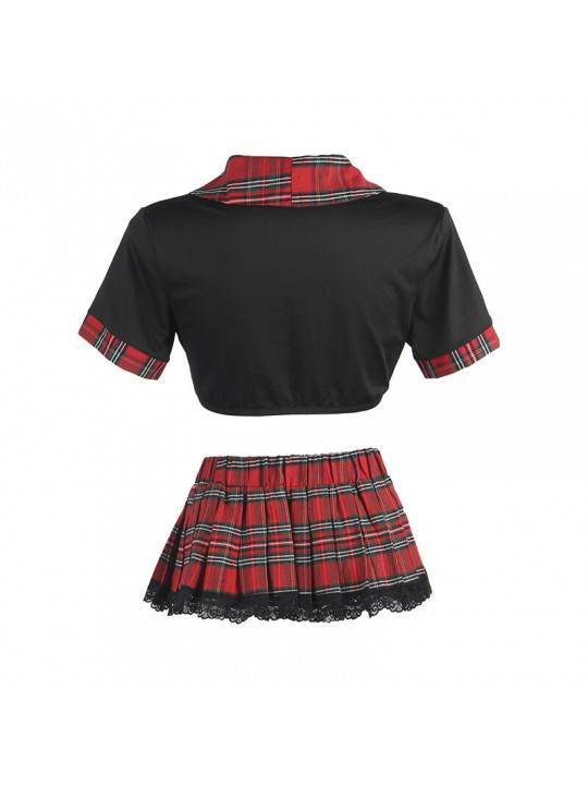 SUBBLIME - COSTUME SEXY DA SCUOLA CON TOP L/XL