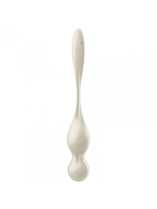 SATISFYER - LOVE BIRDS SFERE KEGEL VIBRANTI BIANCHE