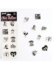 SECRET PLAY - SET DI 10 TATUAGGI TEMPORANEI COLLEZIONE KINKY