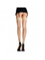 LEG AVENUE - CALZE NUDE CON TACCO CUBANO E CUCITURA POSTERIORE