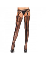 LEG AVENUE - COLLANT CON GIARRETTIERA ESCLUSIVO NERO